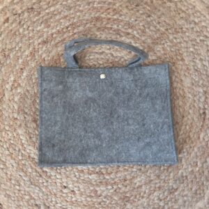 Tas || Blanco vilt klein